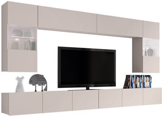 Unitate TV pentru sufragerie Tivdalu 105 Maro cu iluminare Unitate TV pentru sufragerie Tivdalu 105 Maro cu iluminare