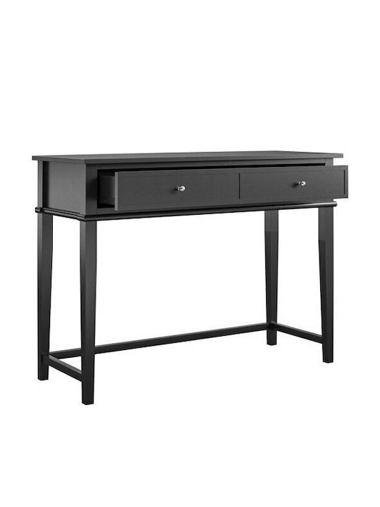 Desk Sonfivo 100 Wooden Black Velvet-Black Metal 92x46x76cm