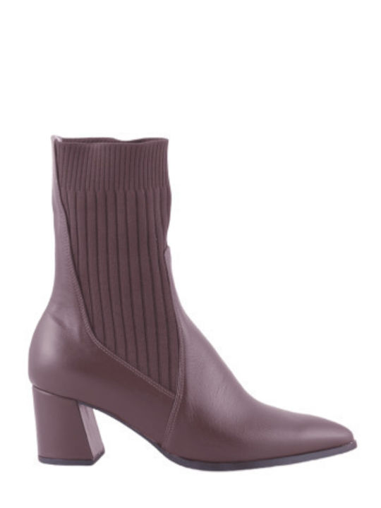 Stiefeletten Damen Braun