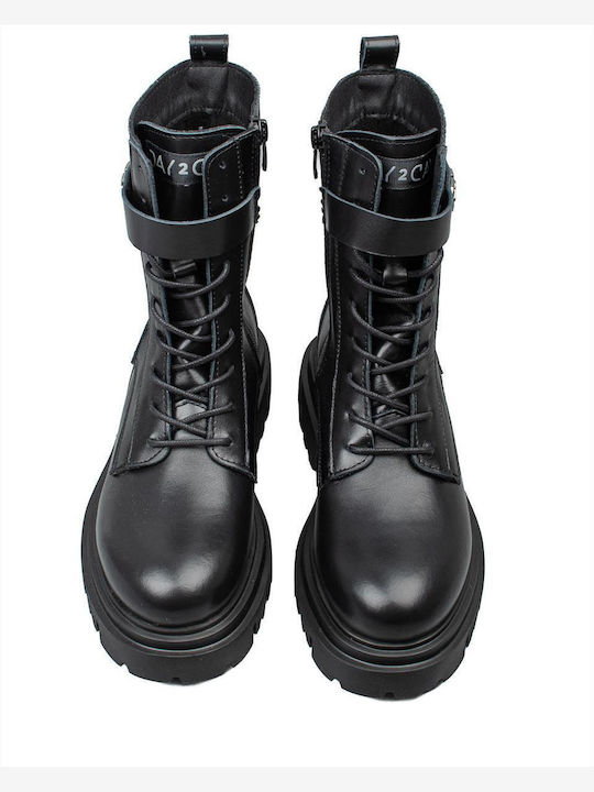 Stiefeletten Damen Schwarz
