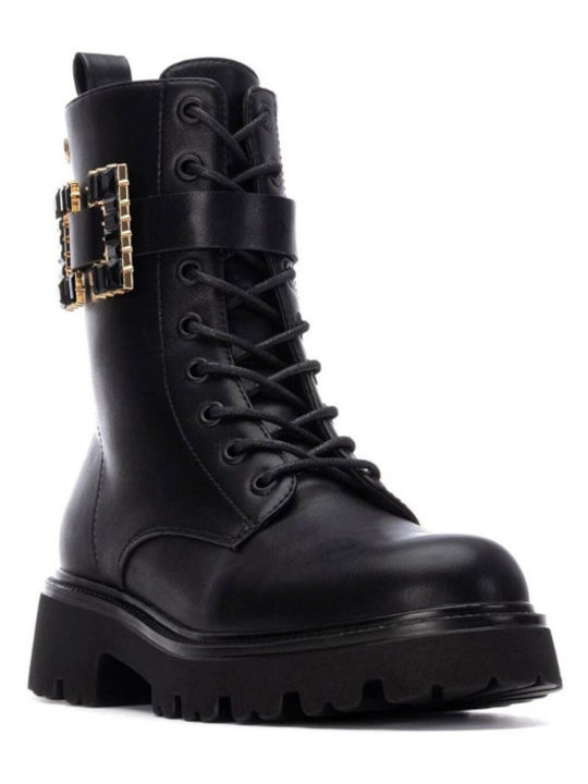 Stiefeletten Damen Schwarz