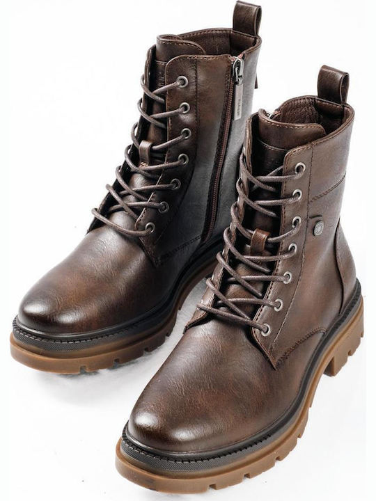 Stiefeletten Damen Taupe