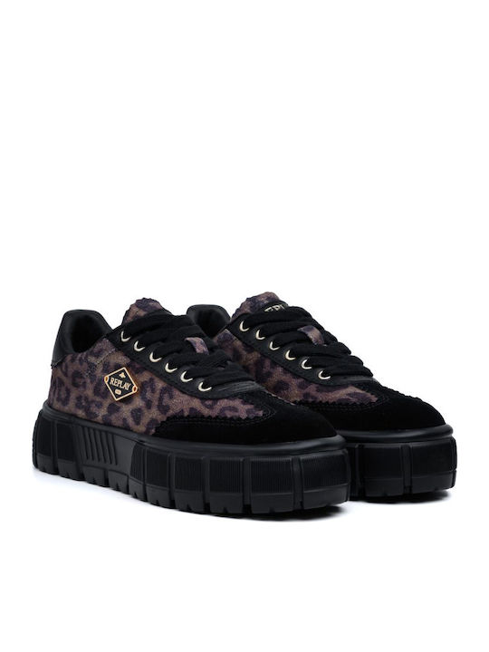 Paulette Wild Damen Sneakers Schwarz