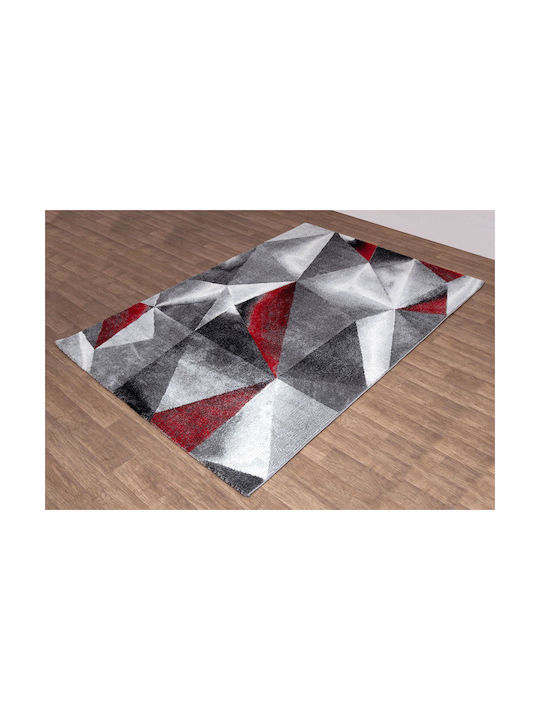 Viopros Rotterdam Teppich Rechteckig Synthetisch,Polyester/Cotton/Leather Gray