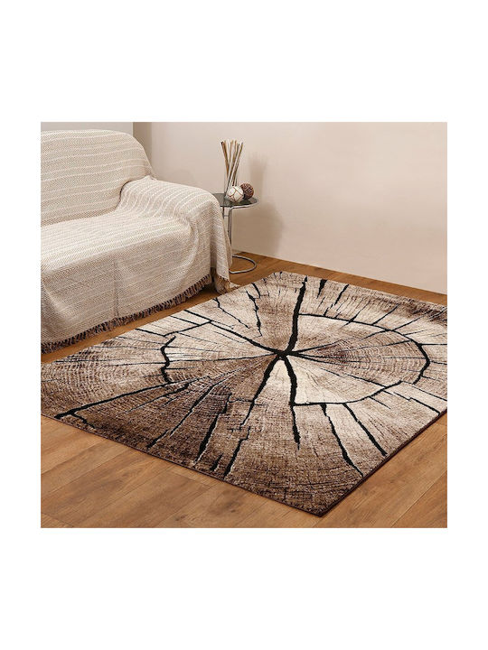 Viopros Όρεγκον Χαλί Ορθογώνιο Καφέ 160x230cm