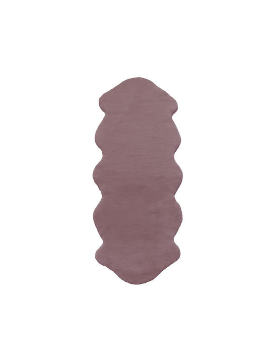 Newplan Softy TD32 Anti-slip Rug Rectangular Furry Dark Pink