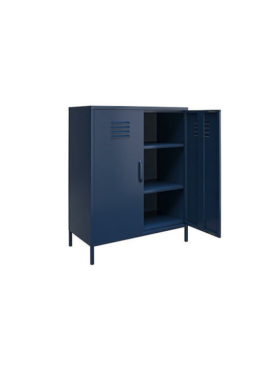 Cabinete Pardoseală Merfeli 103 Albastre (2 Bucăți) 80x40x102 cm