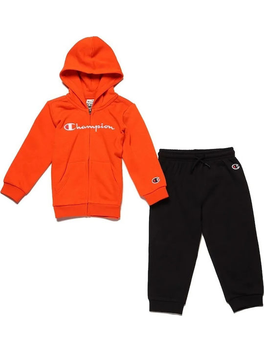 Kids Sweatpants Set Orange