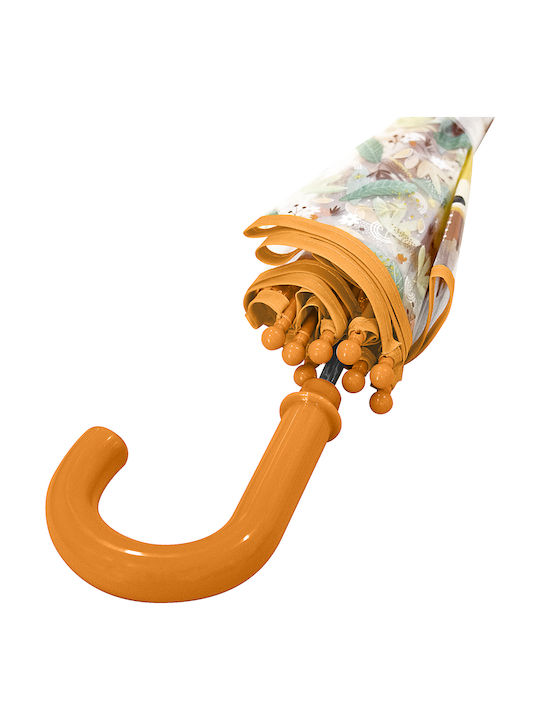 Sassi Junior Umbrelă pentru copii Baston Portocaliu cu diametrul de 68cm.