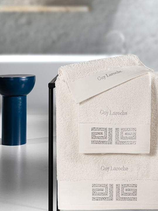 Guy Laroche Bath Towel Set 3pcs Marlen Ivory Weight 500gr/m²