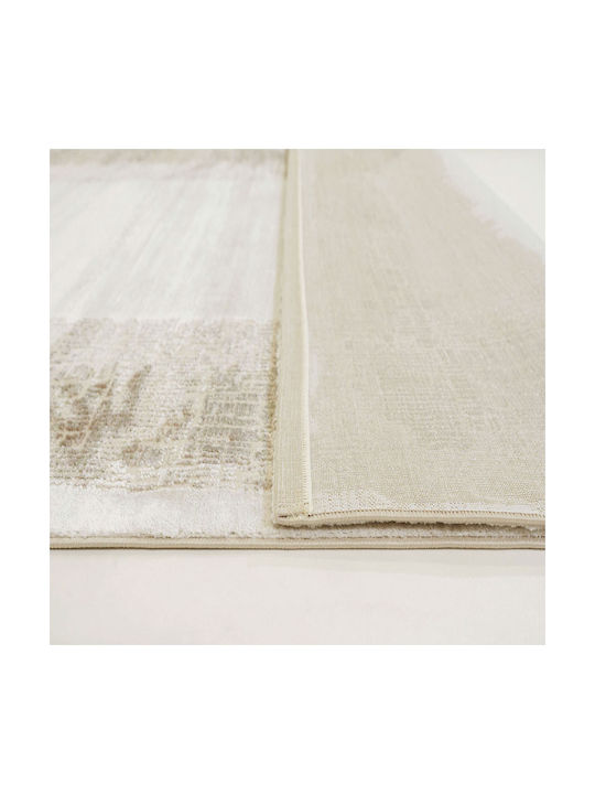 Ezzo Firenze E609a3x Teppich Rechteckig Synthetisch,Polyester/Cotton/Leather Cream