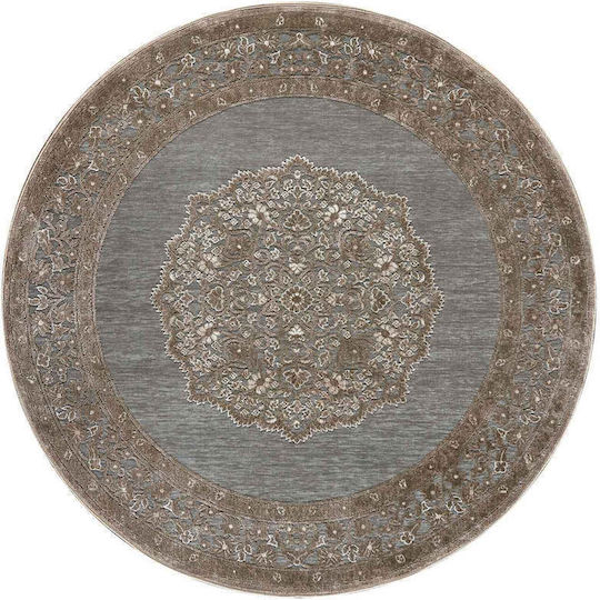 Klonaras Imperial 092/X Teppich Rechteckig Synthetisch,Polyester/Cotton/Leather Grey
