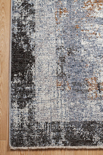 Klonaras Imperial 092/X Teppich Rechteckig Synthetisch,Polyester/Cotton/Leather Grey