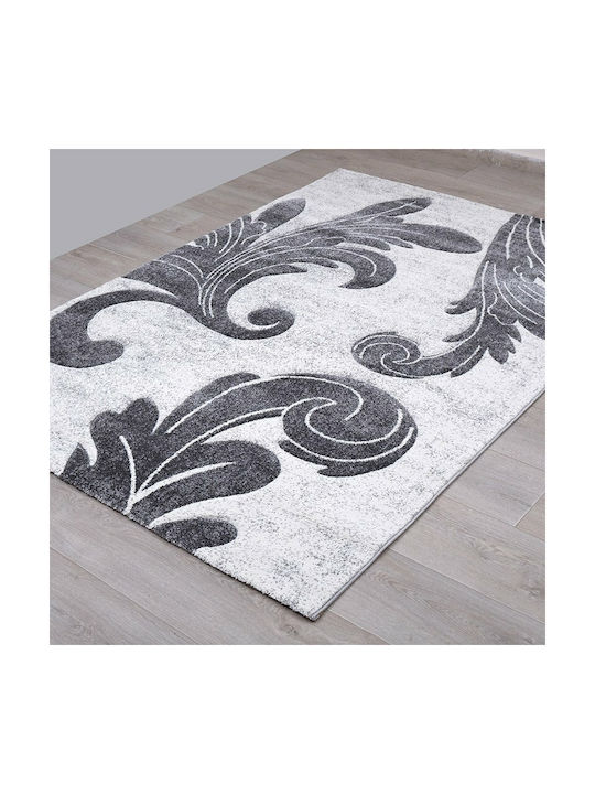 Viopros Μπέργκαμο Χαλί Ορθογώνιο Γκρι 200x290cm