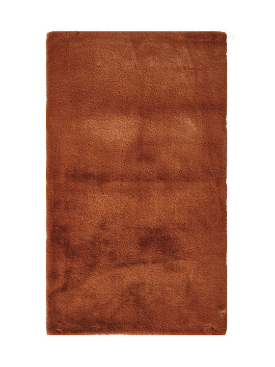 Kentia Major Anti-slip Rug Rectangular Shaggy Furry Brown