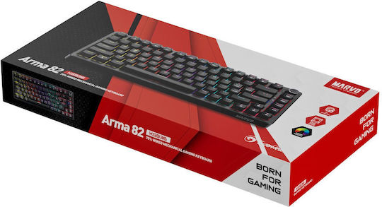 Marvo Titan Gaming Μηχανικό Πληκτρολόγιο Tenkeyless με RGB φωτισμό (Αγγλικό US)