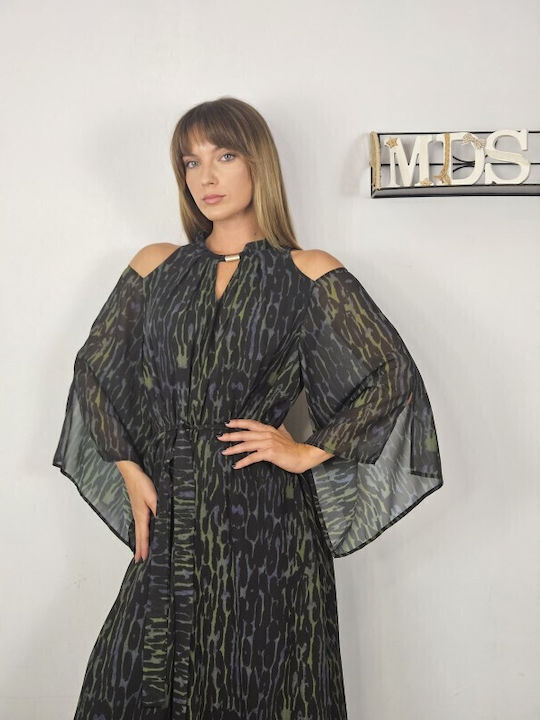 Maxi Φόρεμα για Γάμο / Βάπτιση Animal Print