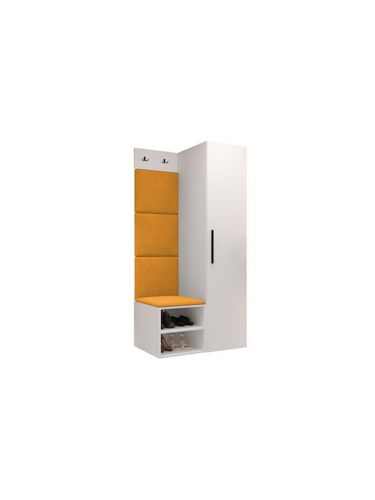 Hartford 524 Entry Furniture with Mirror & Hanger 82x50x191cm