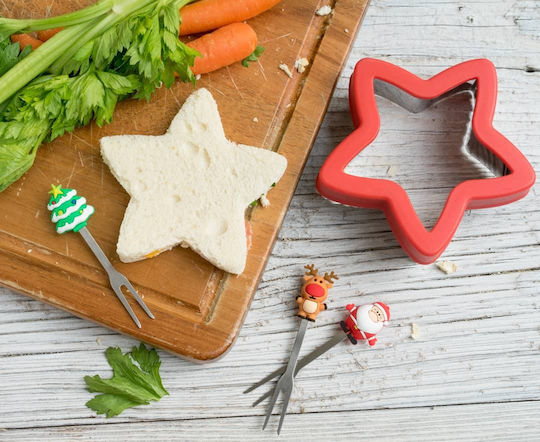 Lekkabox Cutters Stainless Steel Stars 3 Pieces