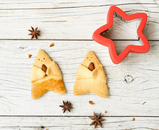 Lekkabox Rostfreier Stahl Sterne 3 Stück Kuchenringe / Plätzchenausstecher