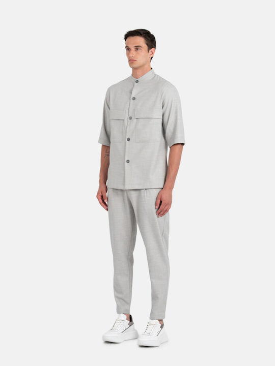 Μακρυμάνικo Overshirt Grey