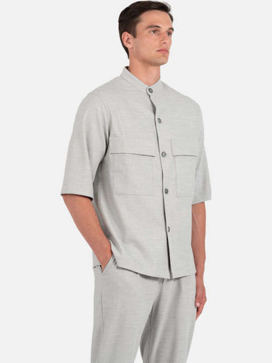 Μακρυμάνικo Overshirt Grey