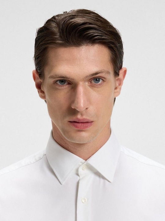 Regular-fit Cu mânecă lungă Cămașă White