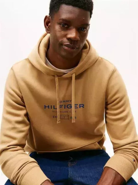 Sweatshirt mit Kapuze Braun