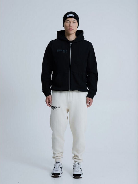 Black Hooded Cardigan