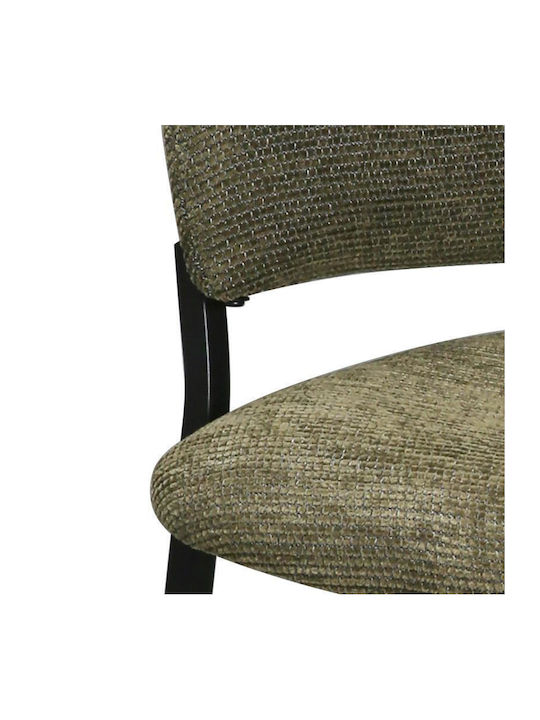 2411 Dining Room Fabric Chair Green 58x62x83cm 2pcs