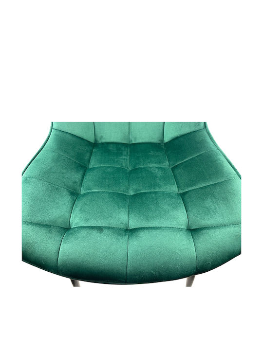 Brisa Dining Room Velvet Chair Green, Dark Forest 53x60x85cm