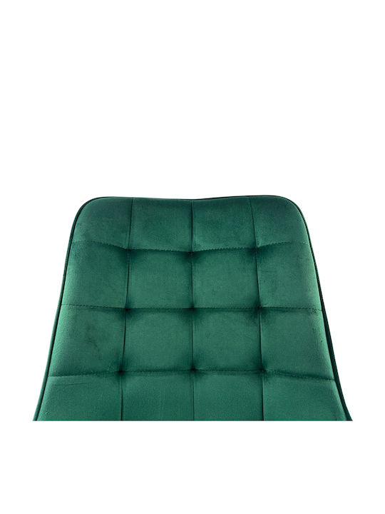 Brisa Dining Room Velvet Chair Green, Dark Forest 53x60x85cm