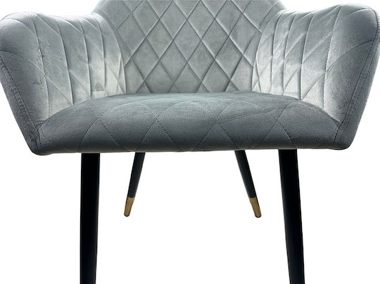 Esperanza Stühle Speisesaal Grey/Black 1Stück 56x60x81cm