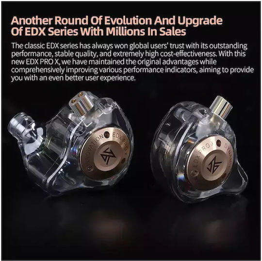 Kz Acoustics Edx Pro X Черни