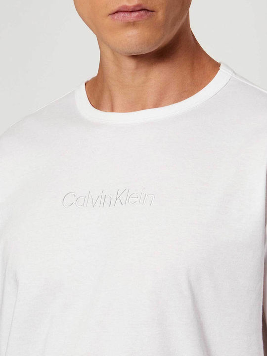 Calvin Klein Men's Winter Pajamas Set Classic White