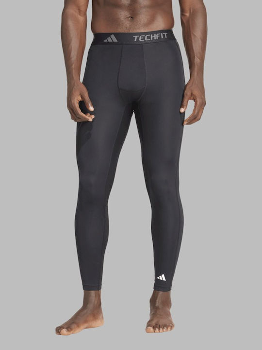adidas Techfit Ανδρικό Αθλητικό Κολάν Compression Μακρύ Μαύρο