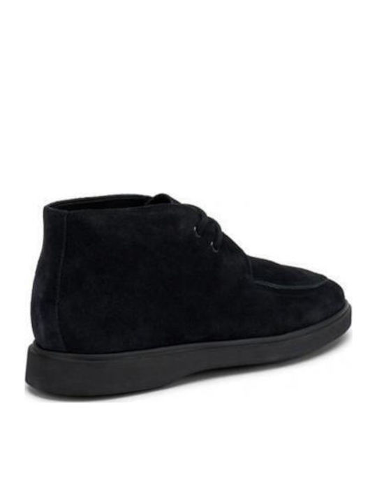 Suede Blue Men's Boots