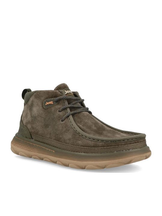 Wildleder Grün Herrenstiefel