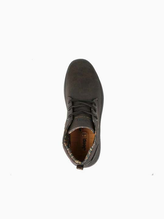 Leather Brown Men's Boots