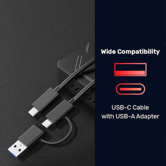 Unitek Usb-c M.2 Nvme & 2.5” Sata 10gbps Dual Enclosure S1229c