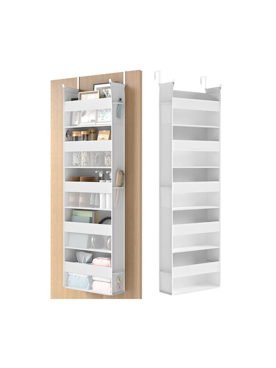 Songmics Cârlig Ușă Plastic 5 Poziții 40x15x140εκ. 1buc