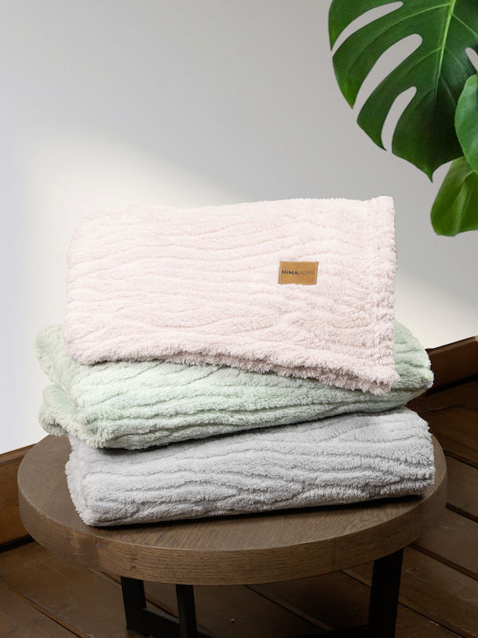 Nima Serenus Decke Fleece Couch 130x170cm Mint