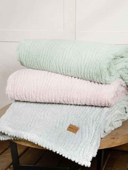 Nima Serenus Fleece Blanket Double 220x240cm Gray