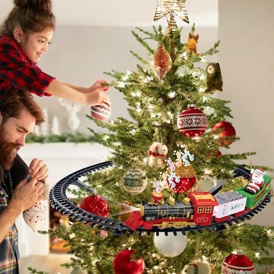 Illuminated Christmas Figure Train Length 47.2cm 49pcs Tree