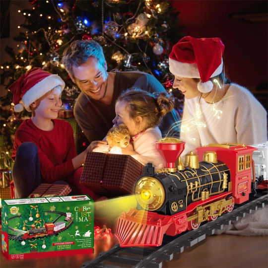 Illuminated Christmas Figure Train Length 47.2cm 49pcs Tree