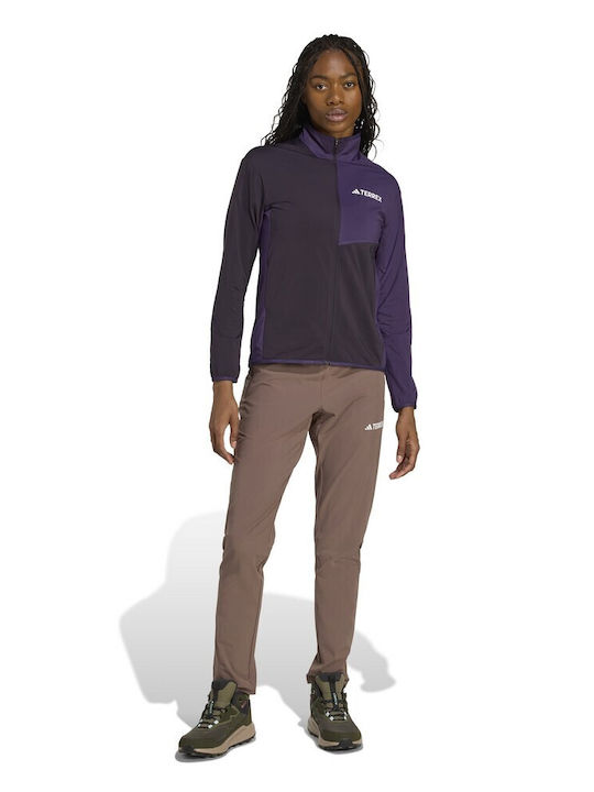 Women's Sweatshirt Jacket Purple