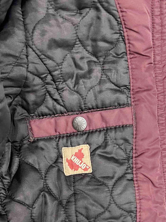Winter Jacke Parka Rot