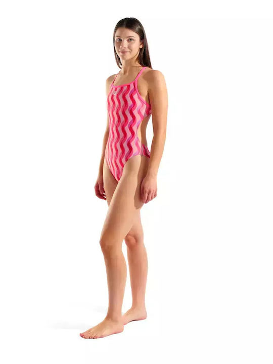 Sportliches Badeanzug Rosa
