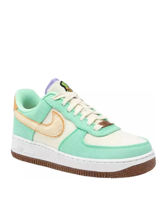 Air Force 1 '07 LX Sneakers Green Glow / Coconut Milk / Metallic Gold