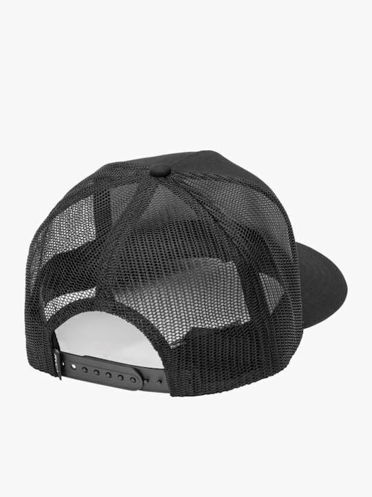 Rvca Commonwealth Curved Trucker Джокей Черен 23d553521-blk